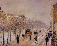 Pissarro, Camille - The Outer Boulevards, Snow Effect